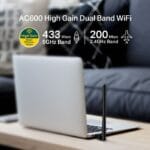 TP-LINK Archer T2U PLUS 600Mbps Dual Band brezžična USB mrežna kartica - slika 5