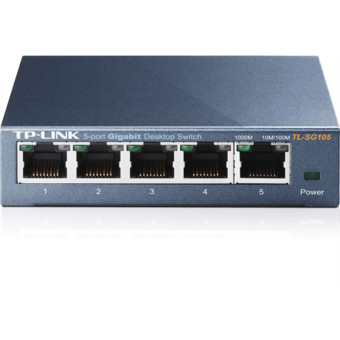 tplnc-tlsg105-WzgSW_1_2.png TP-LINK SG105 5 port Gigabit mrežno stikalo / switch - slika 1