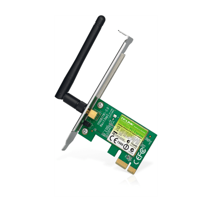 tplnc-tlwn781nd1-lEdnt_1_2.png TP-LINK WN781ND 150Mbps brezžična PCI-E mrežna kartica - slika 1